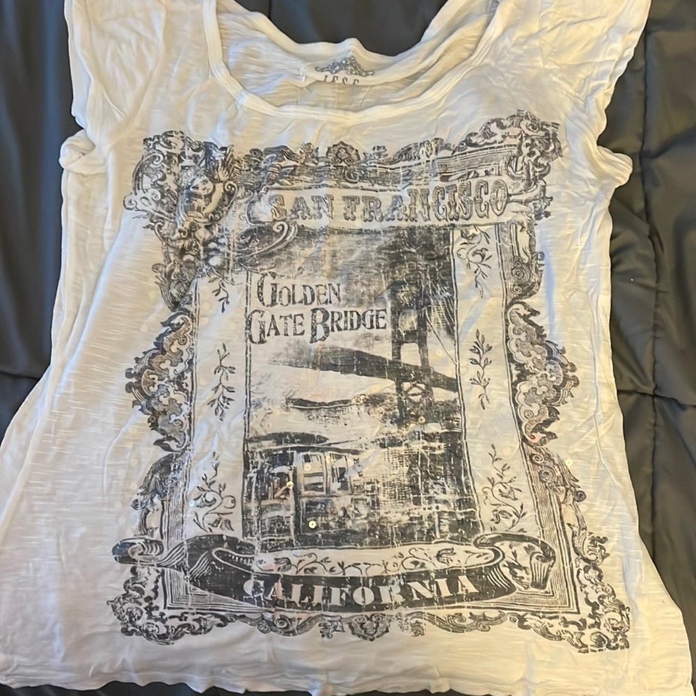 Large shirt from San Francisco.